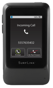surflink mobile 2 cell phone wireless transmitter compatible with hearing aids