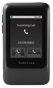 surflink mobile 2 cell phone wireless transmitter compatible with hearing aids