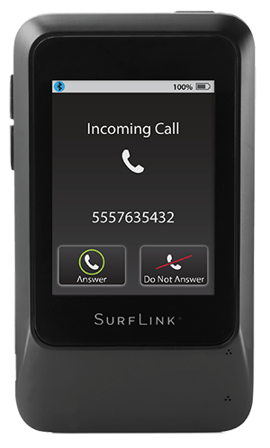 surflink mobile 2 cell phone wireless transmitter compatible with hearing aids